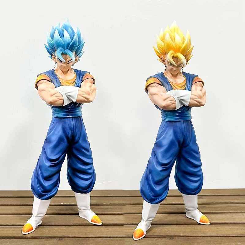 31cm Vegetto Dragon Ball Figurine GK Vegetto Action Figures Double Header Anime PVC Collection Model Toys Birthday Gifts