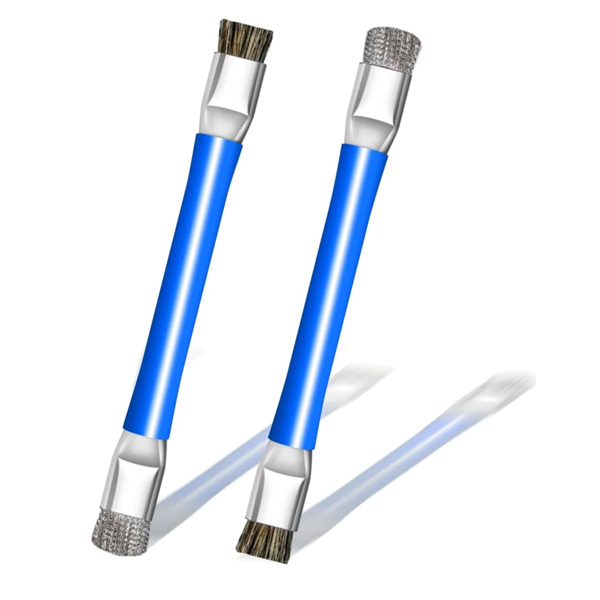 

UNCL ESD безопасная антистатическая щетка для чистки IC-жесткая щетка для материнской платы с двойной головкой для удаления клея IC, чистки печатных плат, ремонта