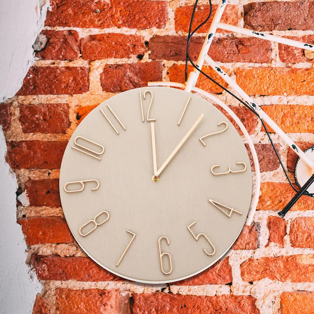 Oversized Lightweight Mute Wall Clock Modern Minimalist Design Wall Hanging Clock for Kids Room Living Room Bedroom Home Decor