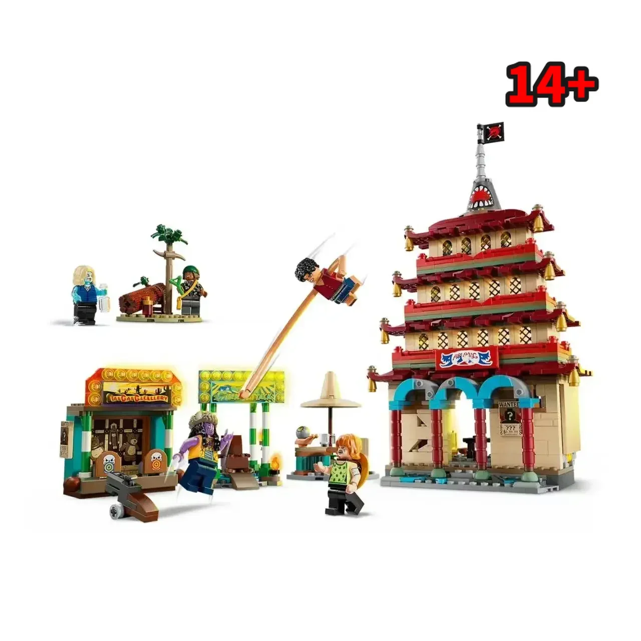 Nuevo Producto de Disney, Réplica Detallada 75638 de One Piece: Arlong Park, Bloques de Construcción, Estilo Oficial, Regalo de Cumpleaños para Coleccionistas