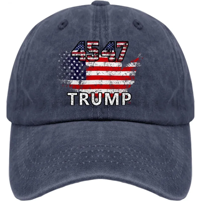 

Trump 2024 45 47 cap pigment black rocker hats women gifts
