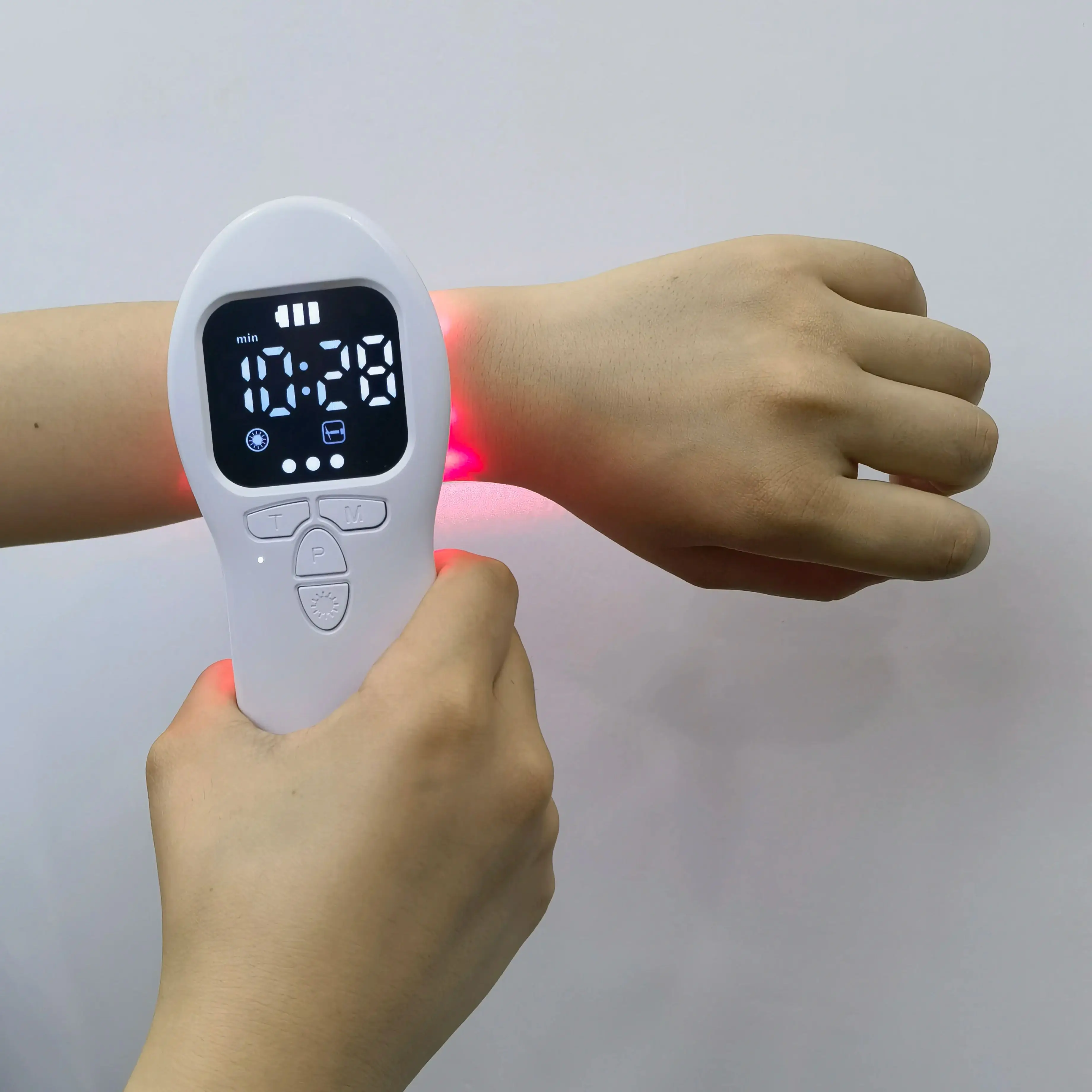 

HLKGO Cold Laser Therapy Machine 808nm 3W for Deep Tissue Healing Red Light Therapy Muscle Wrist Neck Waist Joint Pain Relief