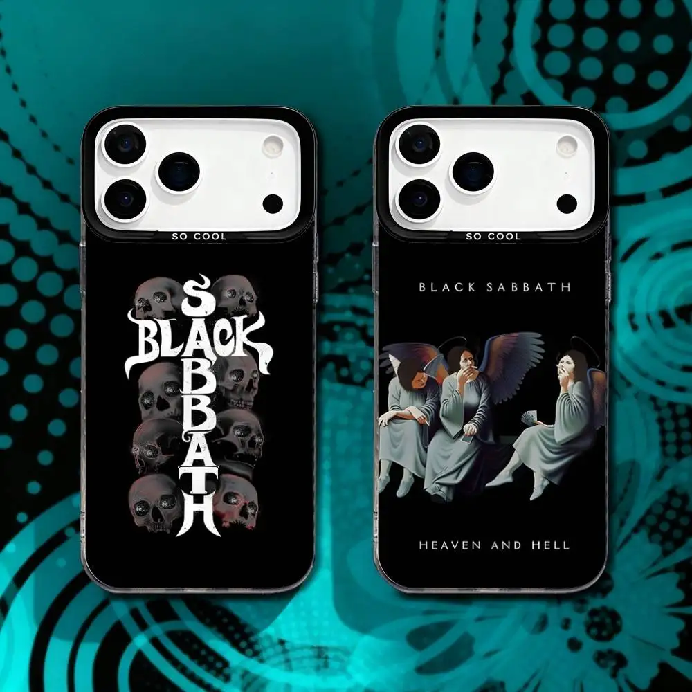 

B-BlackS S-Sabbath Paranoid Phone Case For iPhone 17,16,15,14,13,12,X,8,Pro,Max,Plus,SE4,Air,Mini HD Black IMD Matte
