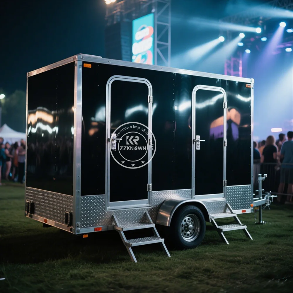 

Luxury Mobile Toilets Bathroom Shower Trailer Luxury Restroom Toilet Camping Wc Portable Bathroom Toilet Trailer For Sale