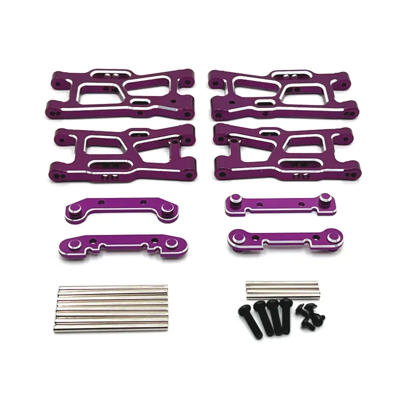 Wltoys 144001 144010 144016 124007 124008 124016 124017 124018 124019 Metal Suspension Arm and Arm Code RC Car Upgrade Parts