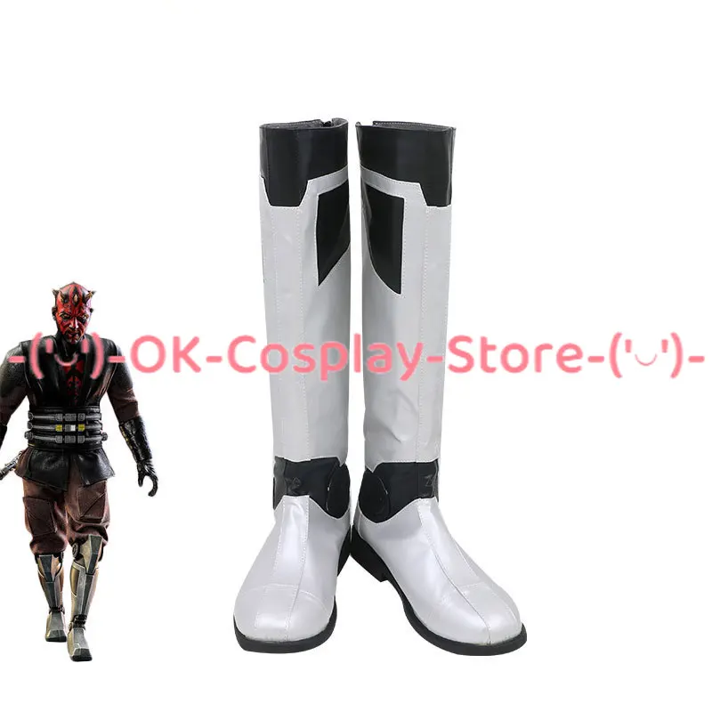 

Darth Maul Cosplay Shoes Halloween Carnival Boots Anime PU Leather Shoes Cosplay Props Custom Made