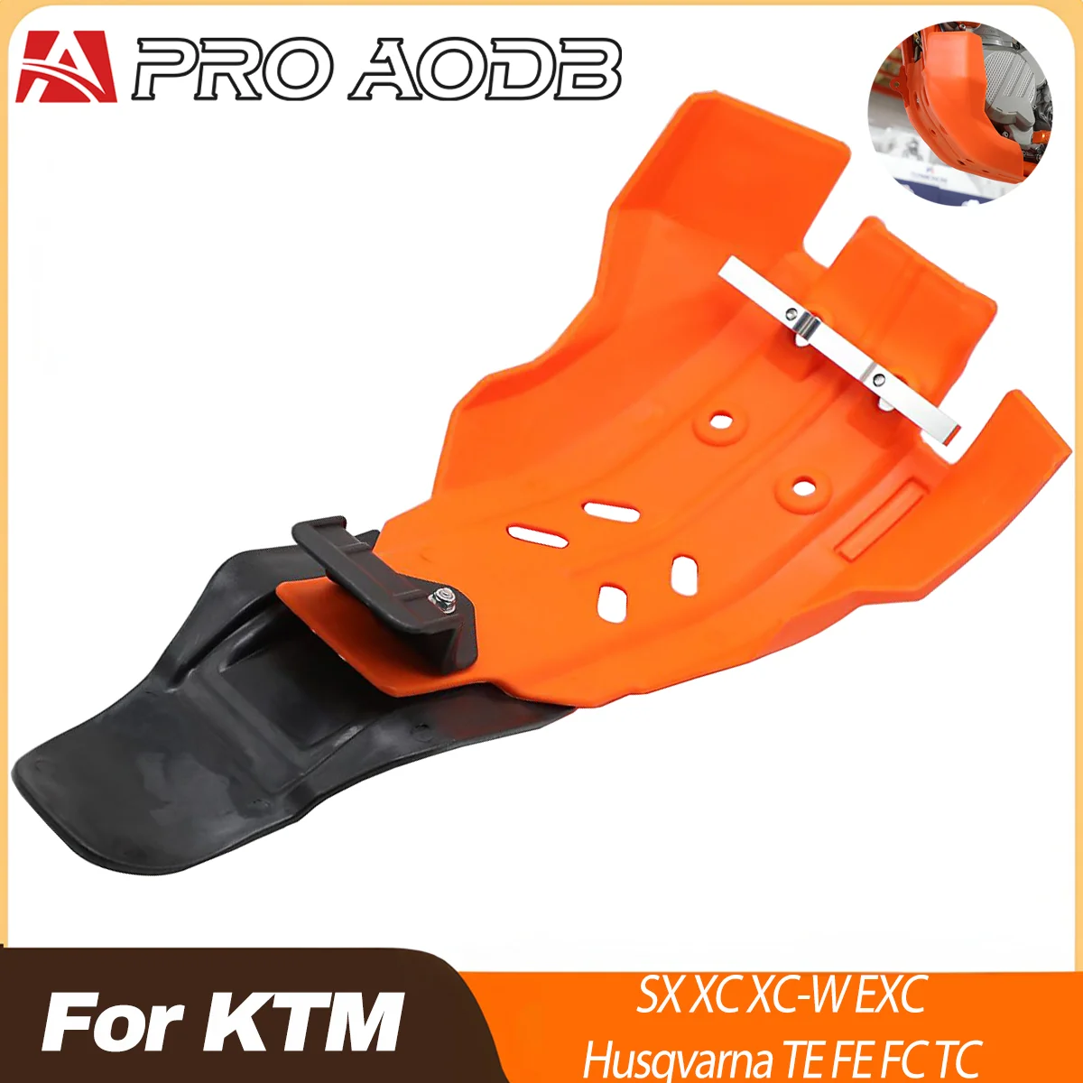 Motorcycle Skid Plate Engine Shield Frame Protector Guard Cover For Husqvarna FE250 300 TE250 FC250 TC250 TE250i Dirt Bike Parts