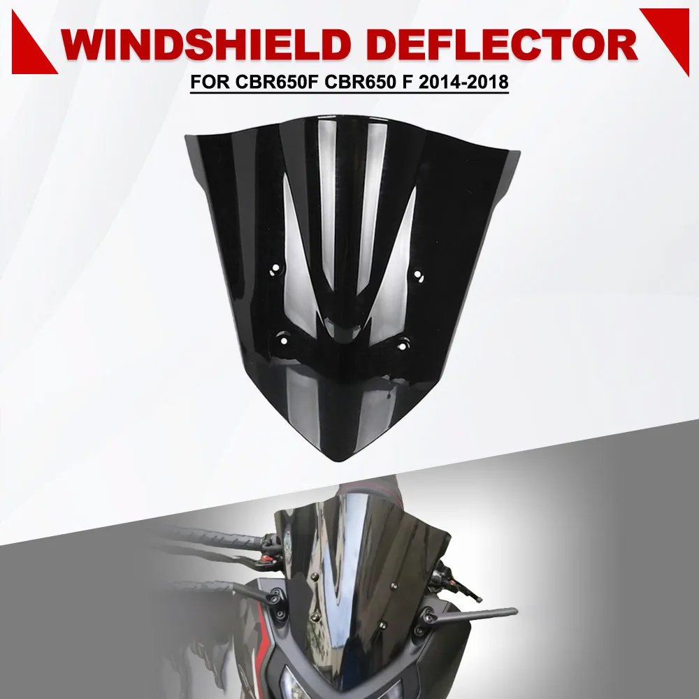 

Motorcycle Wind Screen For HONDA CBR650F CBR 650F CBR650 F 2014 2015 2016 2017 2018 Wind Deflector Windscreen Windshield Parts