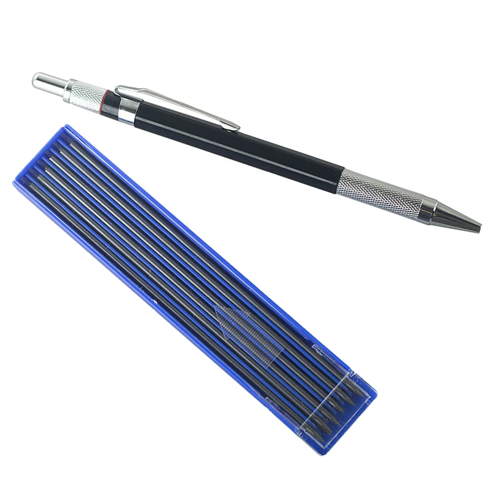 Mechanical Pencil Steel Marking Pen Unused Product Workers Tool Construction Use Round Refills Perfect For School Use