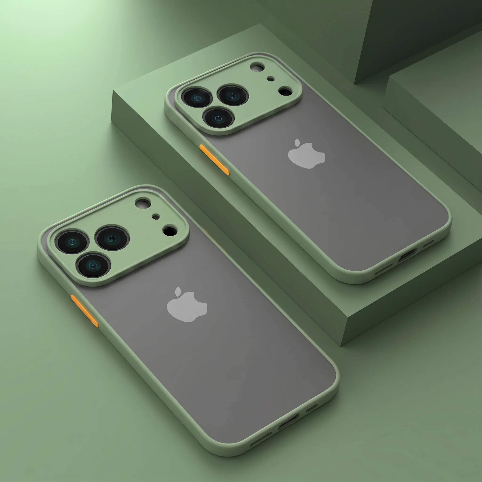 Luxuriöse Matte Armor Clear Wireless Charge Handyhülle für iPhone 11, 12, 13, 14, 15, 16, 17, Pro Max Air Plus Mini, stoßfeste Hartschale
