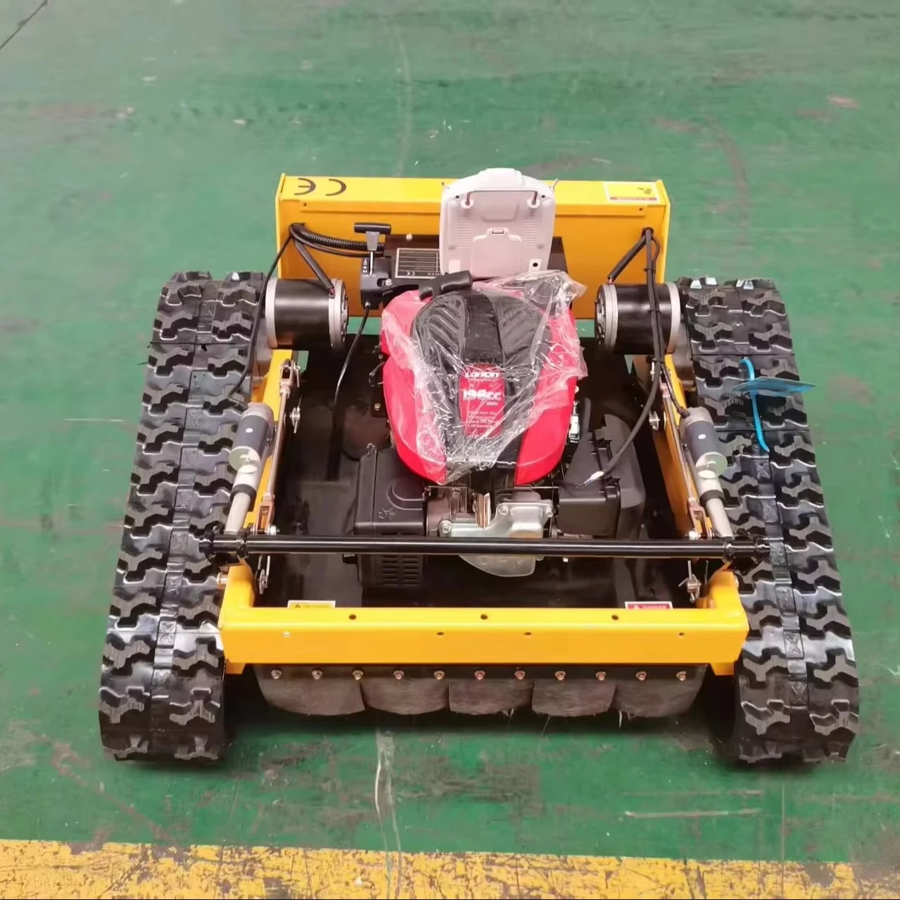 Hot Sale   Crawler High Sloping Garden New Arrival Remote Control Lawn Mower  With ce epa  euro 5 Certification