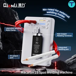 T Spot Welder QianLi Macaron 2s Generation Spot Welding Machine for iPhone 11-14PM Phone Battery Flex Replacement Repair Tool