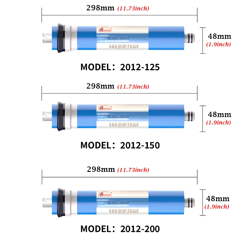 50 75 100 125สำหรับห้องครัวที่บ้าน400GPD เมมเบรนออสโมซิส RO เปลี่ยนระบบน้ำเครื่องกรองน้ำบำบัดน้ำดื่ม
