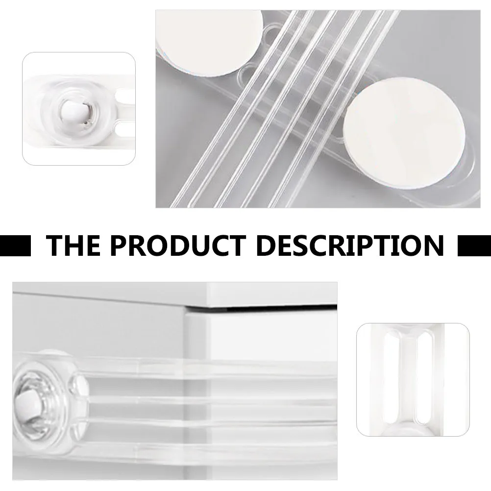 

5pcs Child Safety Cabinet Lock Self-Adhesive Baby Proofing Latch For Drawer Fridge Toilet Shoes Cabinet High Temperature