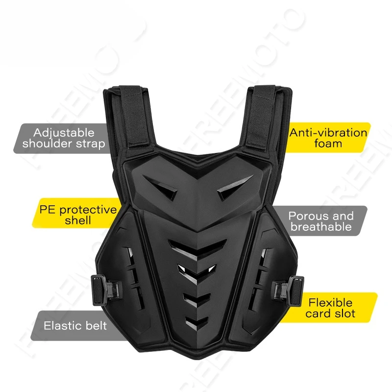 Protective Motocross Body Armor Motorcycle Jacket Motocross Moto Vest Back Chest Protector Off-Road Dirt Bike Protective Gear