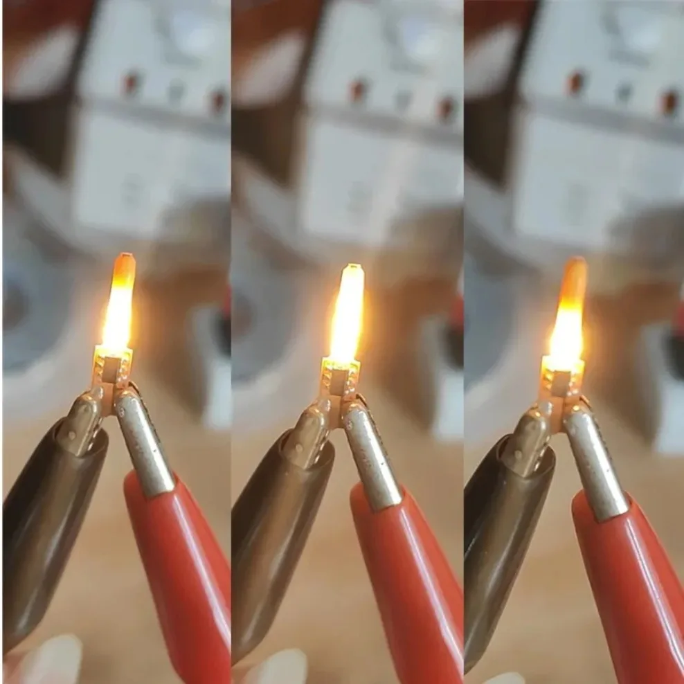 New 3V Led Flash Flame Candles 17mm Filament 1800K Warm Light DIY COB Diode Party Holiday Decoration Edison LED Bulb Accessories