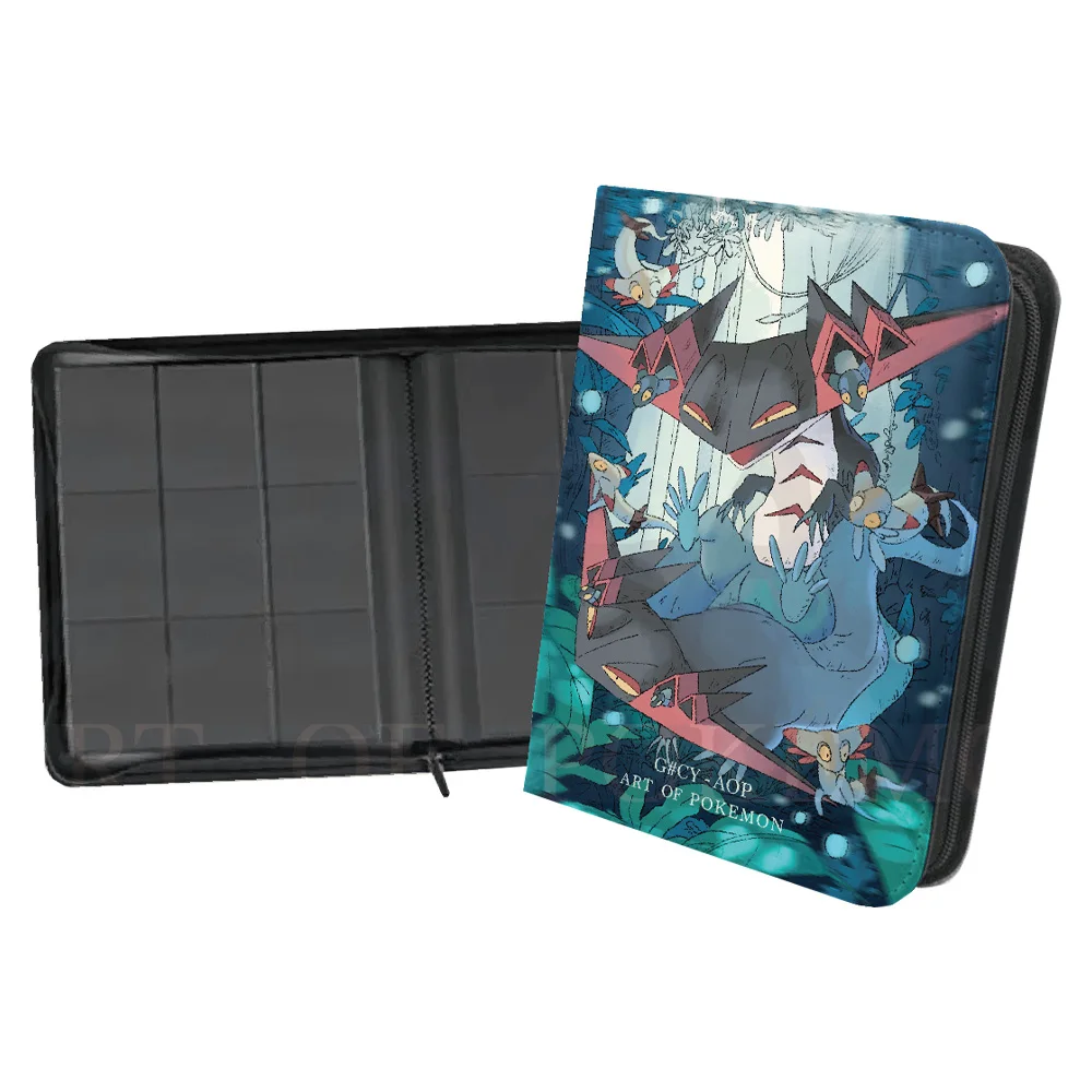 

Diy Ptcg Dragapult Card Book Collection Книга для хранения карточек Dtcg Opcg Ptcg Dragapult 9. Квадратная сетка Картковая книга большой емкости