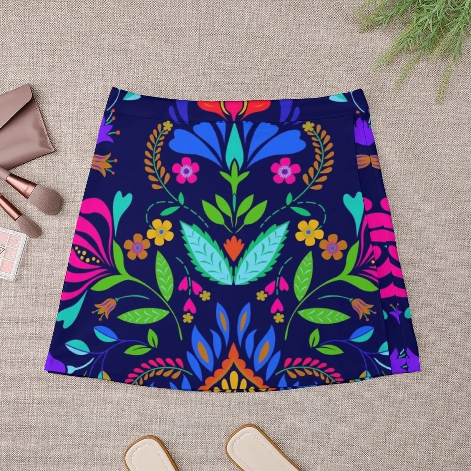 folk pattern - mexican vacation. Mini Skirt outfit korean style kawaii clothes skirt women womens skirts Mini Skirt