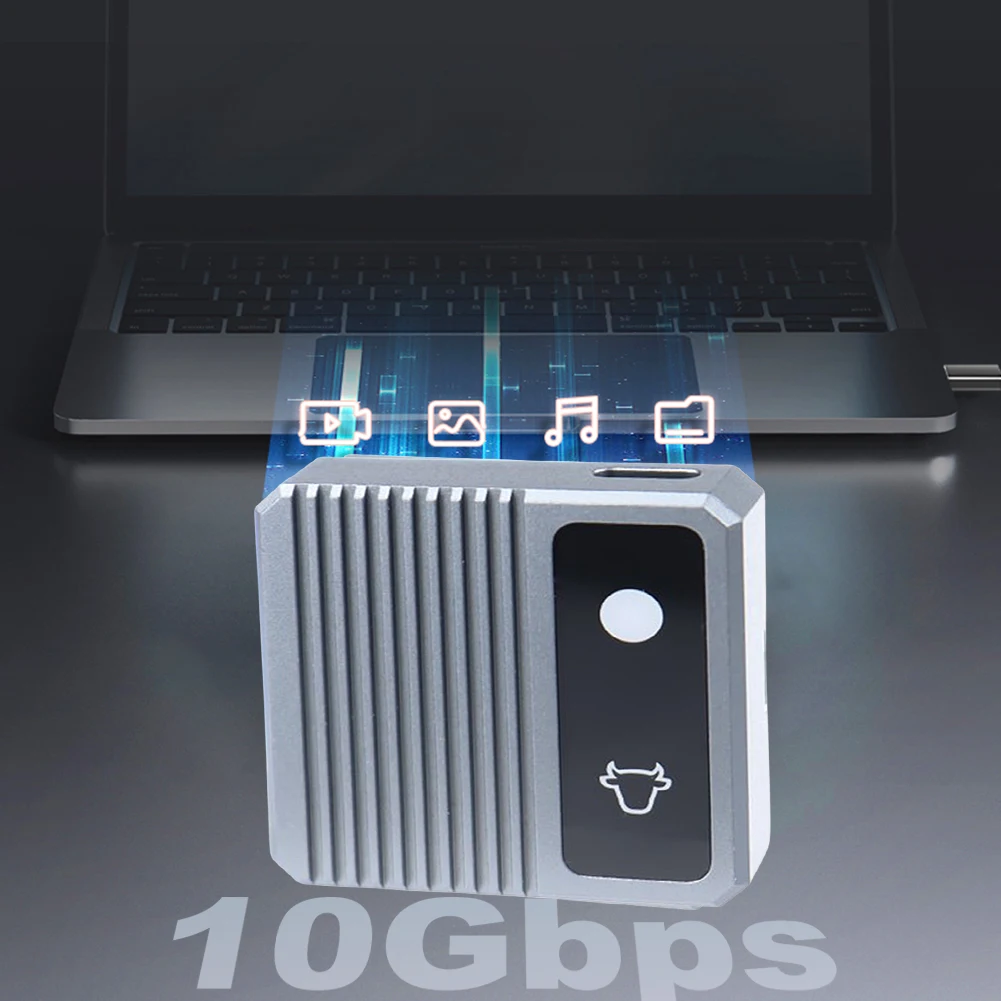 

M.2 NVME 2230 Solid State Drive Case USB3.1 10Gbps External Hard Drive Write Protection Portable External SSD Case for M2 2230