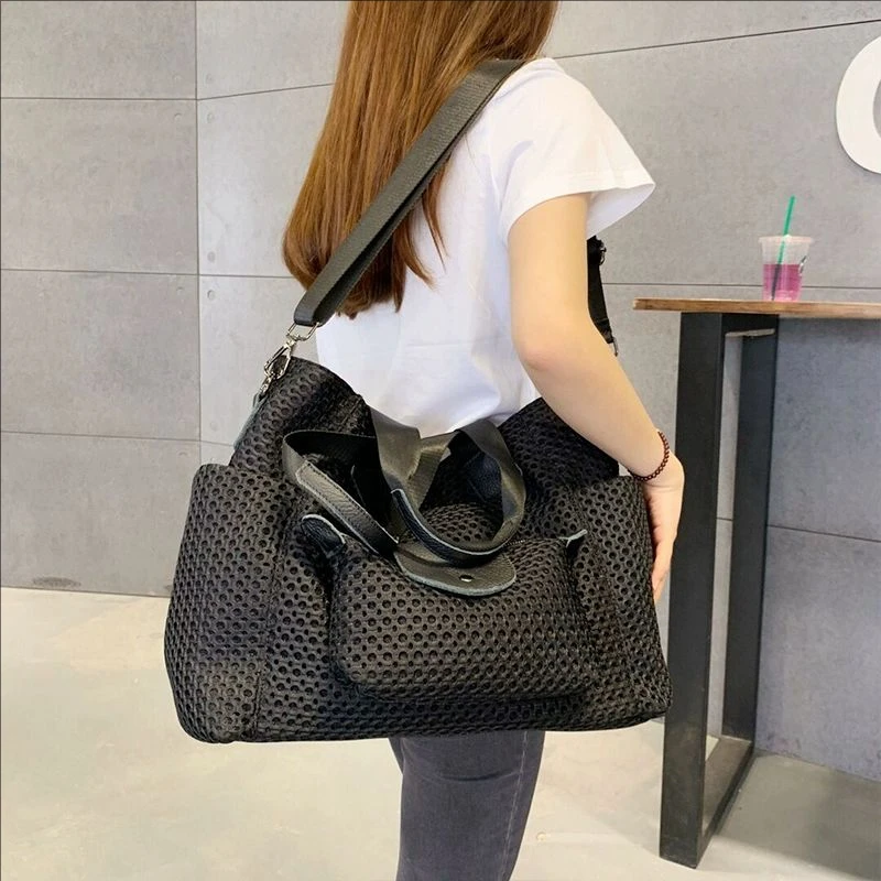 سعة كبيرة حقيبة سفر الأمتعة المحافظ وحقيبة يد الإناث حمل الحقائب للرجال المتسوق حقيبة كتف حقائب اللياقة البدنية الرياضية Crossbody