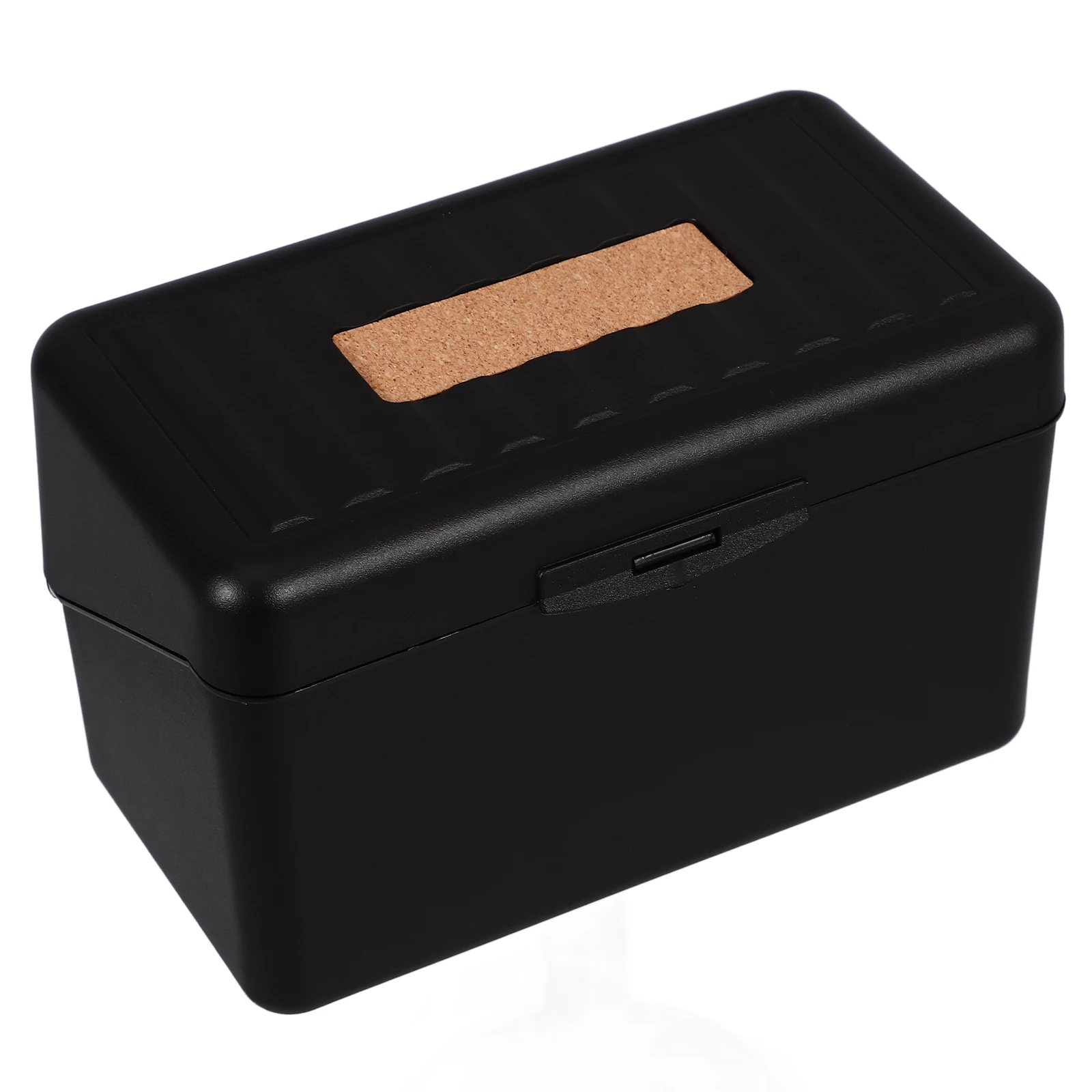 

Card Box Index Cards Holder Storage Case Office Desktop Business Flash Multi Function Organizer Portable Container