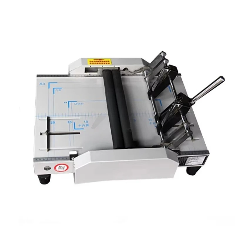 Electric A4 Double Head Booklet Maker Stapler and Folding Machine Booklet Maker