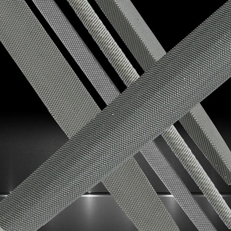 Limas de acero de 6/8 pulgadas para diente medio, accesorios de afilado, alisado y rectificado, planas, semicirculares, triangulares y circulares, 1 unidad