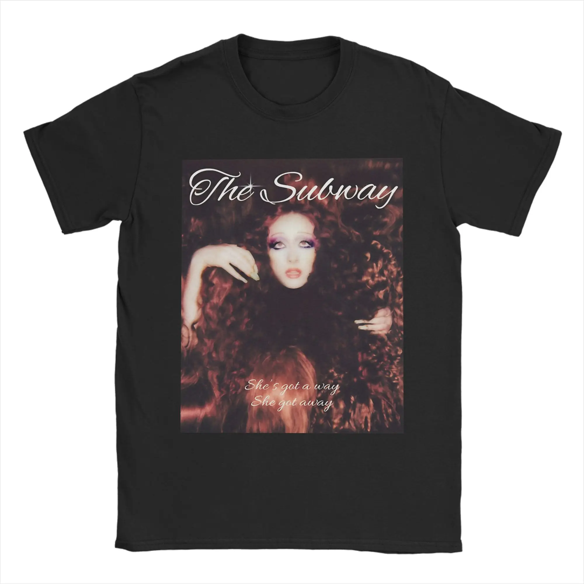 

Chappell Roan The Subway Обложка альбома Активная футболка Мужская юмор Футболки из 100% хлопка с круглым вырезом Футболки с короткими рукавами Подарочная одежда