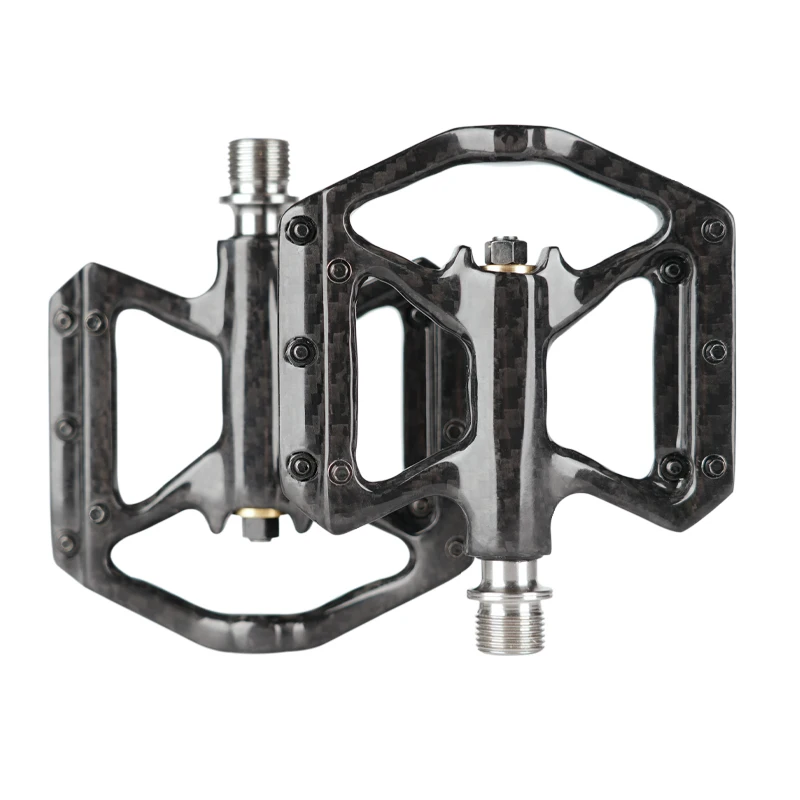 

ZEIUS Zeus Carbon Fiber 3 Ultra-Lightweight Bicycle Bearing with Titanium Alloy Pedal for Anti-Slip Function