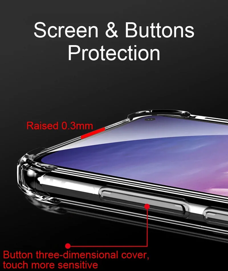 Custodia antiurto spessa per Samsung Galaxy S22 S21 S20 S23 Ultra S10 S8 S9 Plus Custodia per telefono per Samsung Note 10 9 8 Cover in silicone