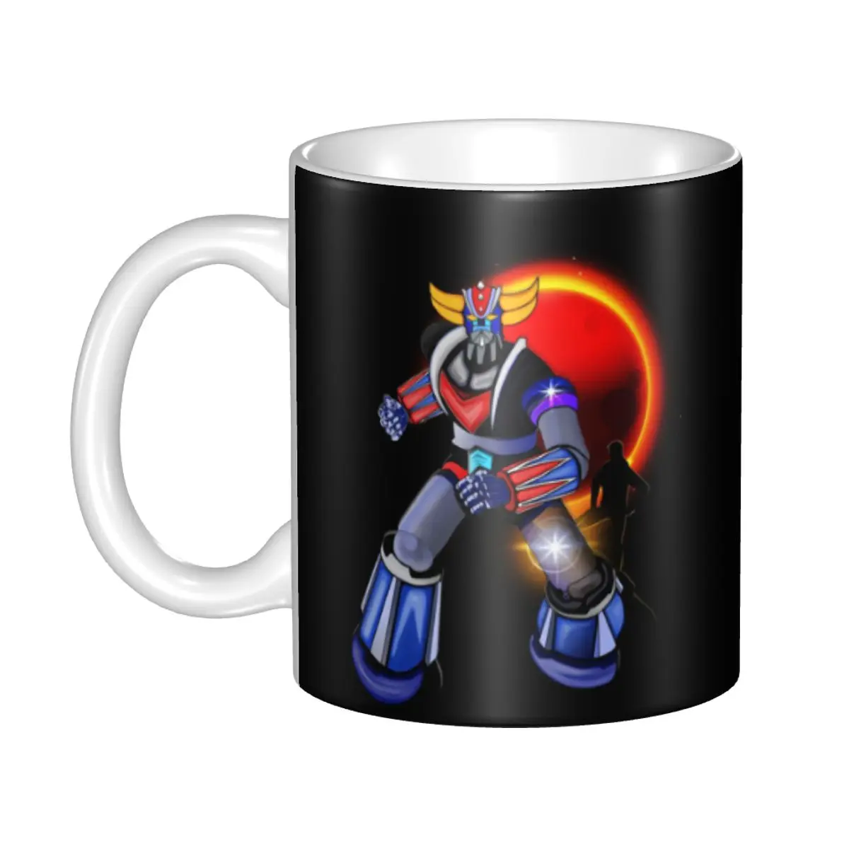 Customized Mazinger Z Anime Coffee Mugs DIY UFO Goldorak Grendizer Robot Ceramic Tea Milk Cups