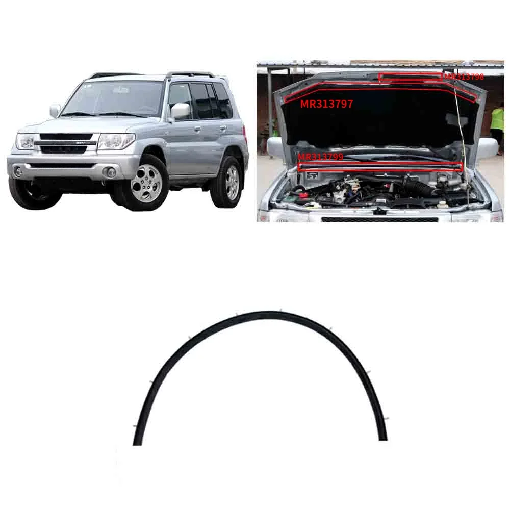 

1 Pcs or Kit Hood Rubber Seal for Pajero Mini H60 Bonnet Rubber Strip for Montero Pinin Body Rubber for Shogun Io Mr313797