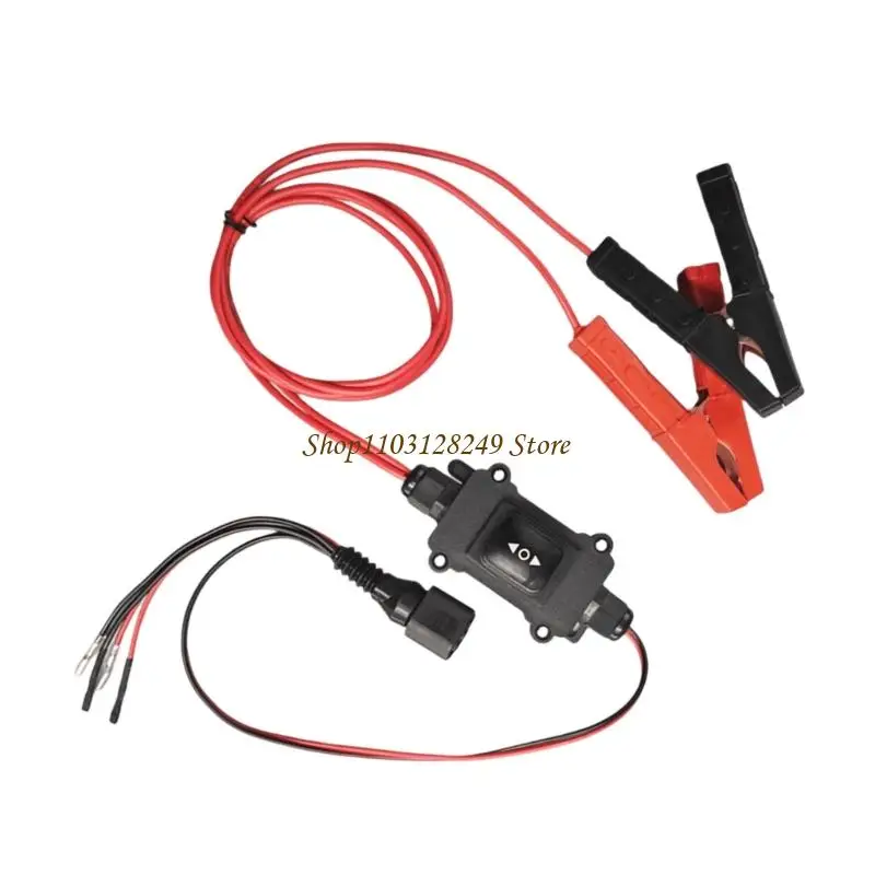 N5KD Brake Maintenance Control Tool with Battery Clamps, Control Box and 167cm/65.75in Cable for Vehicle Brake Service and