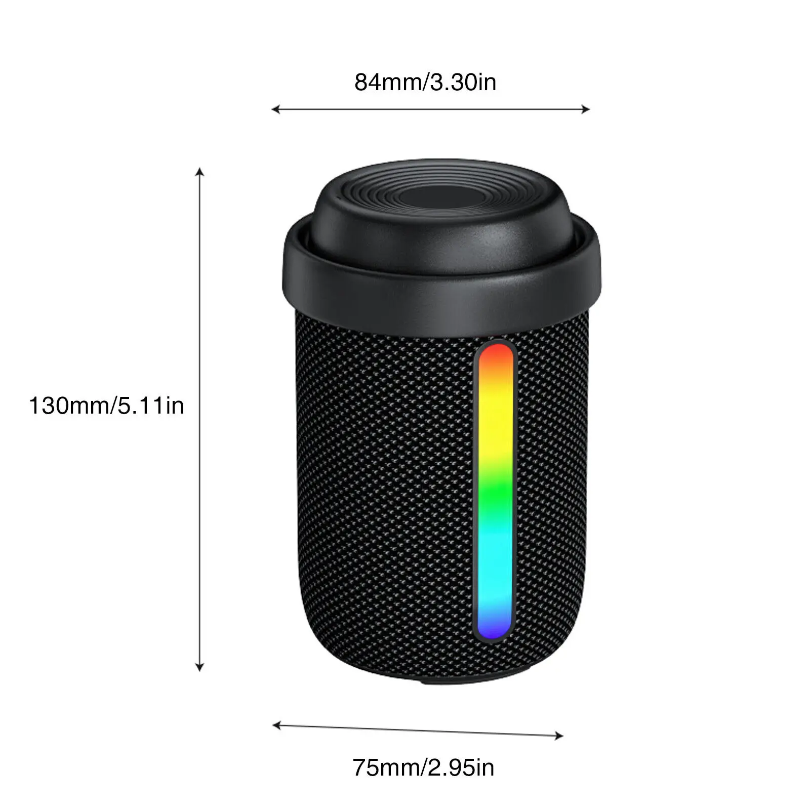 Ebs-706 مكبر صوت بلوتوث Ipx5 مقاوم للماء، الاقتران Tws، ميكروفون مدمج للمكالمات بدون استخدام اليدين، مكبر صوت لاسلكي محمول