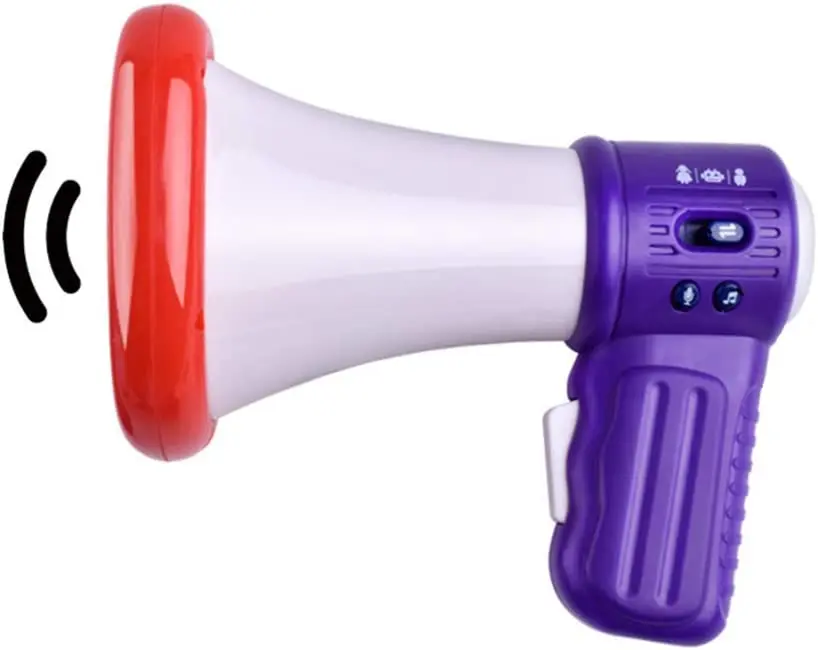 Multi Voice Changer Toy Large Mouth Voice Changing Amplifier Handheld Loudspeaker Megaphone Trick Joke Toy For Children