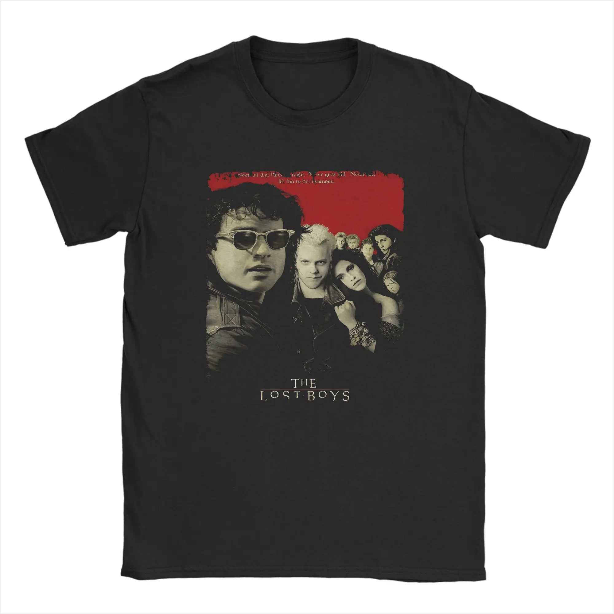 

Футболка Harajuku, летние футболки в стиле хип-хоп The Lost Boys, 100-хлопковая футболка для мужчин Y2K, забавный дизайн, топы с короткими рукавами