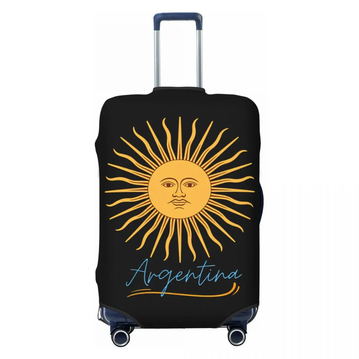 Sun Of May Argentina Suitcase Cover Flight Fun Luggage Accesories Business Protector