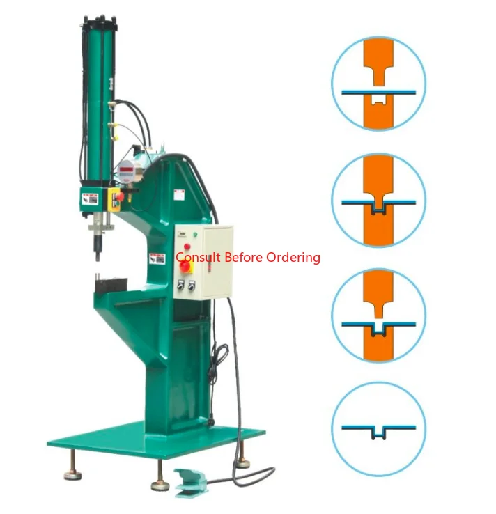 Rivetto a mano in lamiera Meno rivettatrice per ribaltatura per condotto d'aria HVAC