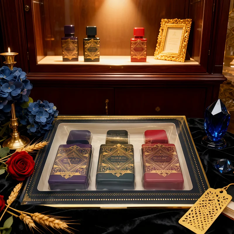 

Arabian Perfume Gift Set, 3x50ml Unisex Fragrance for Men & Women | Long Lasting Scent, Perfect Date Night Gift