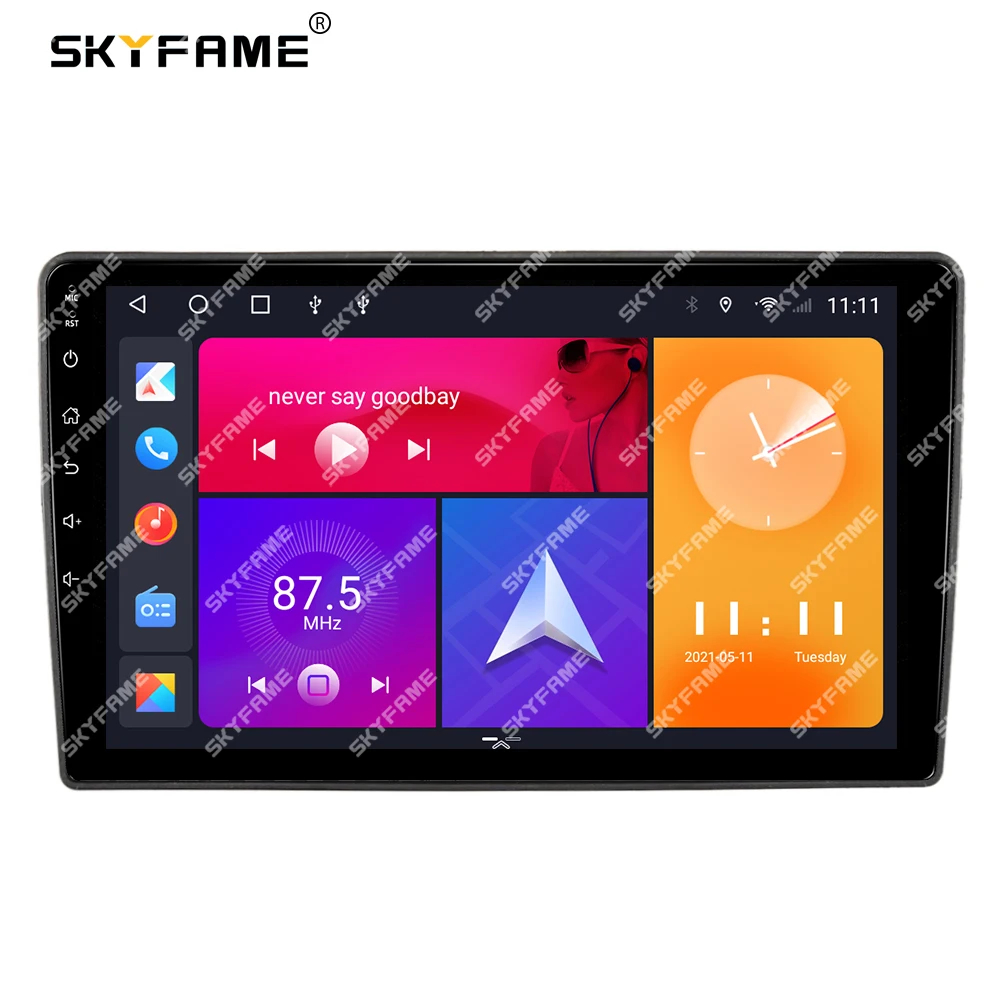 SKYFAME Xe Khung Fascia Adapter Dành Cho Xe Toyota Etios Liva 2011 Android Đài Phát Thanh Dash Lắp Bảng Điều Khiển Bộ
