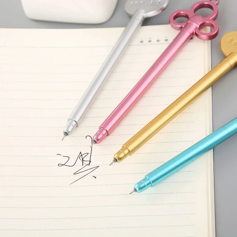 100Pcs Key Gel Pen Set Creative Stationery Cute Cartoon Learning Office Supplies Wholeslae