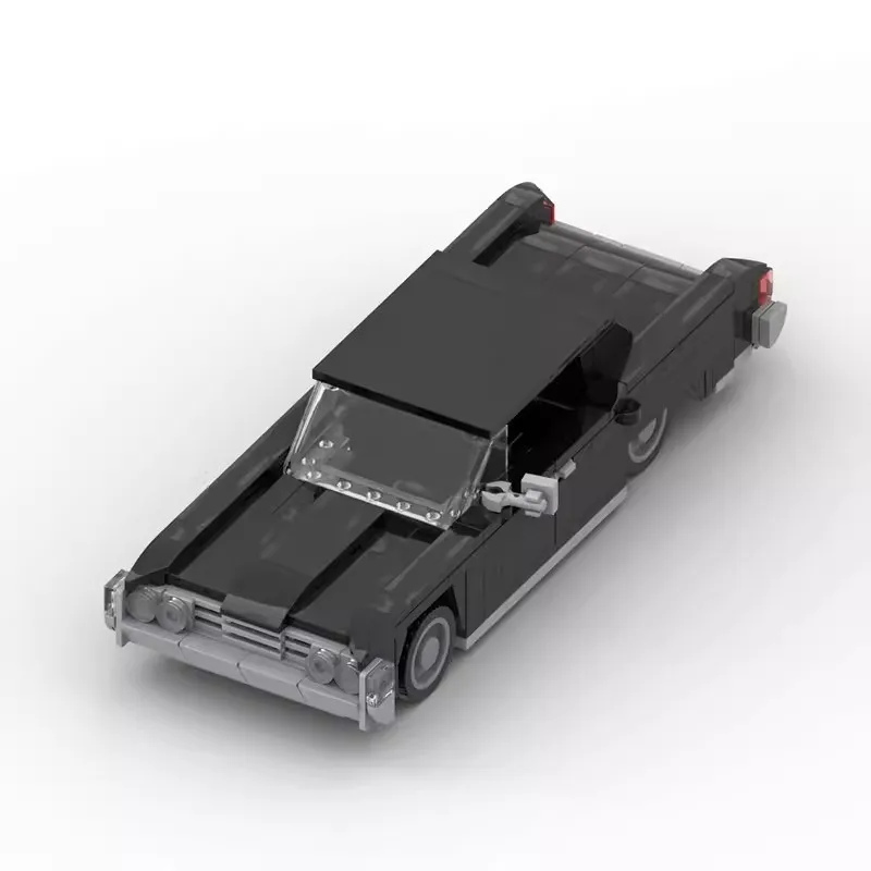 Bricklink MOC Technical Car 1965 Lincoln Continental from The Matrix Speed Champions Vehicles Sets Building Blocks Kid Toys Gift