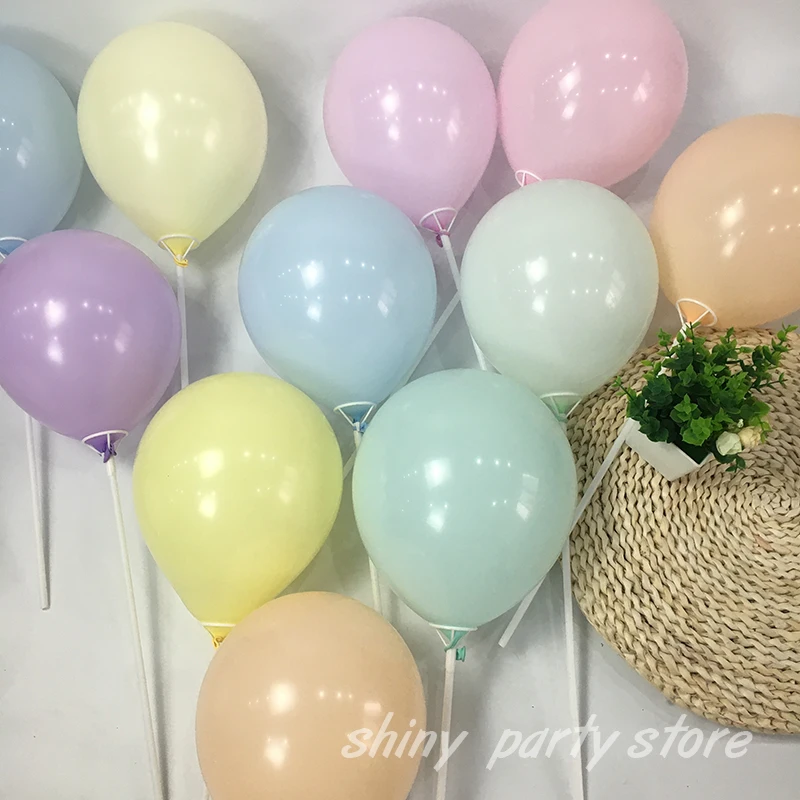 Macaron Latex Balloon, Pastel, Pink, White Color, Wedding Party, Birthday Decoration, Baby Shower Decor,20 Pcs, 50Pcs