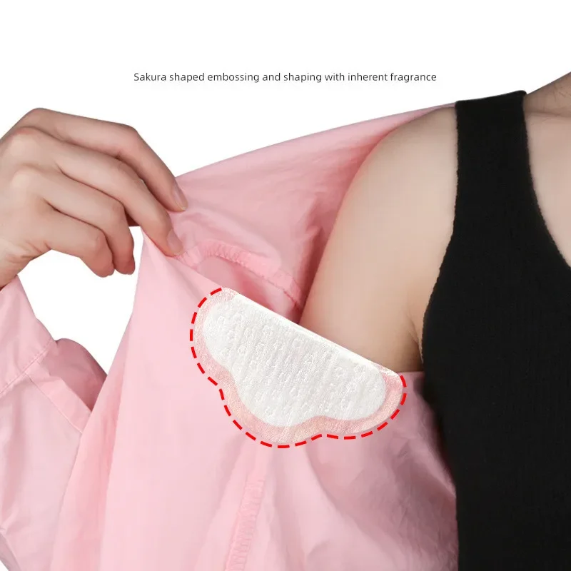 10pcs Armpit Sticker Armpit Sweat Pad Flower Keep Dry Sticker Disposable Ultra-thin Invisible Deodorization in Summer Breathable