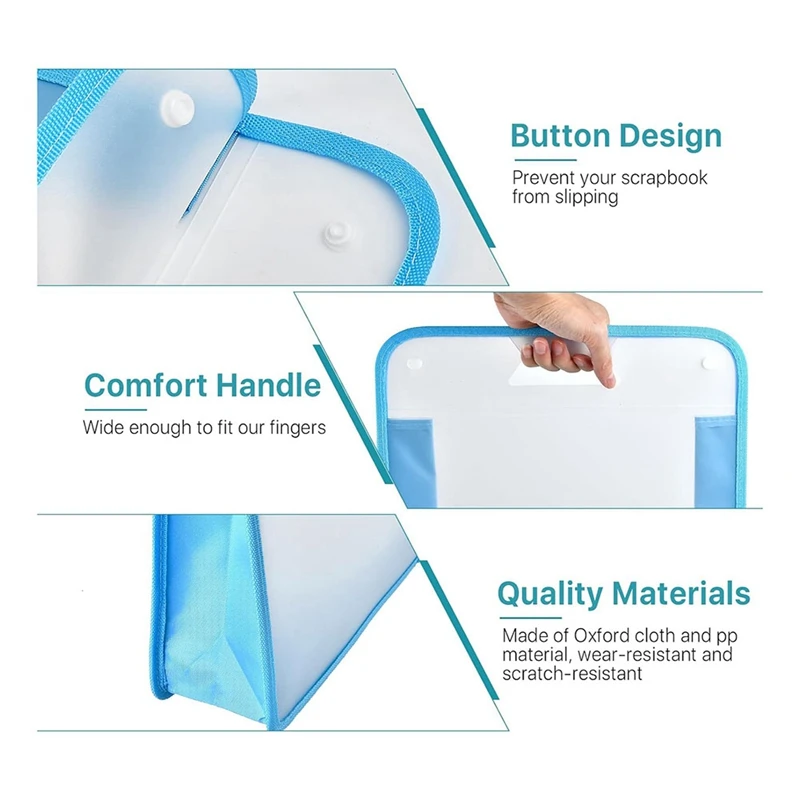 منظم تخزين ورق القصاصات ، توسيع الورق لمدة 12 × 12 ورقة ، 3 حزمة