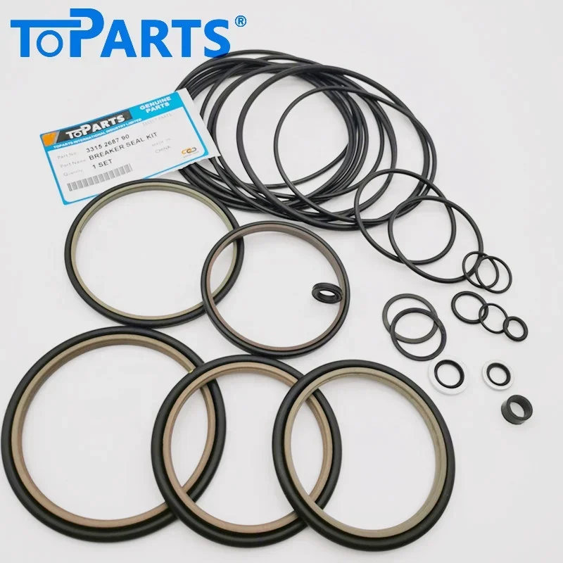 3315268790 Atlas Copco SB450 Hydraulic Breaker Repair seal Kit Hydraulic Hammer Seal Kit 3315 2687 90