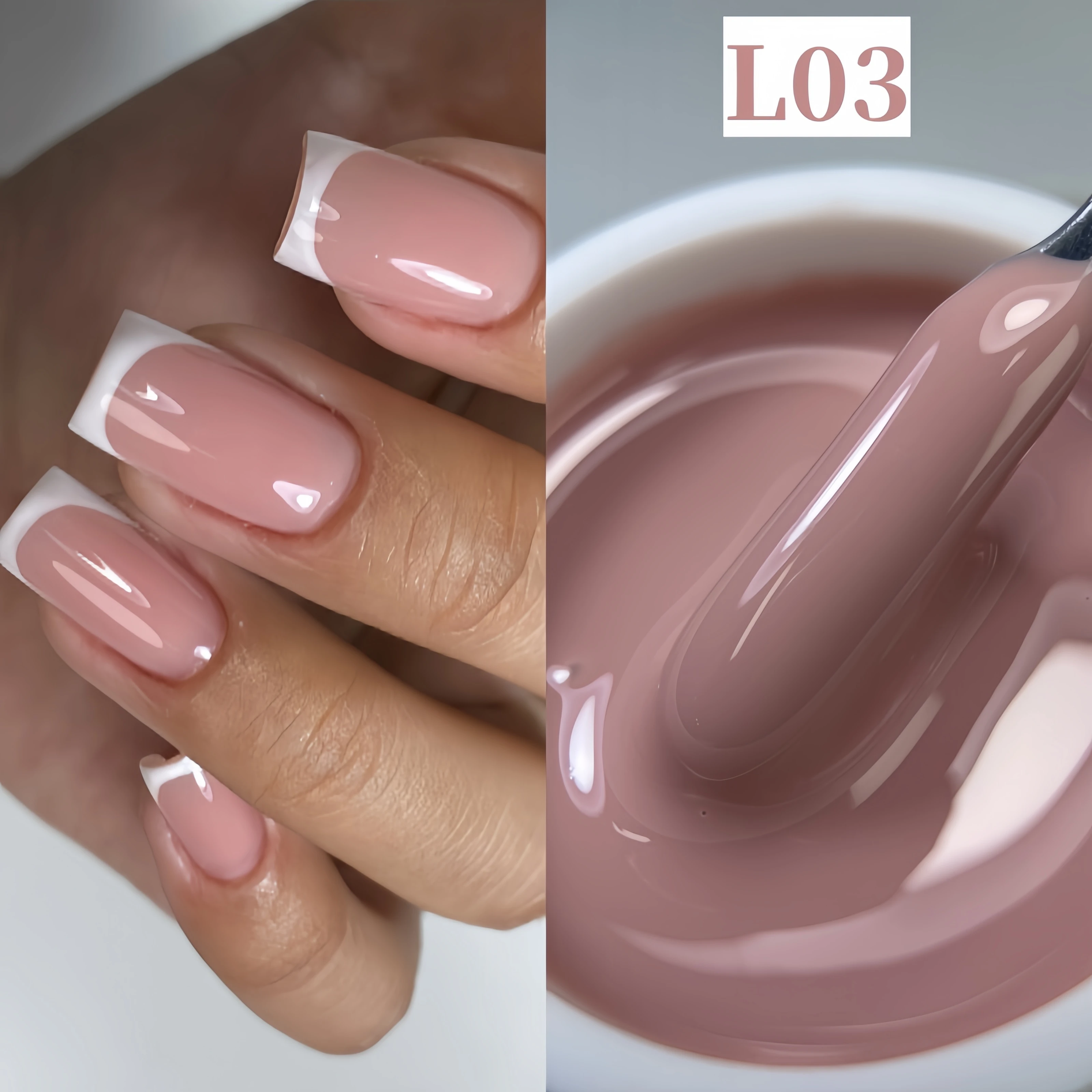 

MSHARE 150g TPO Free Pink Builder Nail Gel For Nails Extension Constuction Self Leveling Thin Acryl Gel Soak Off Salon Jar
