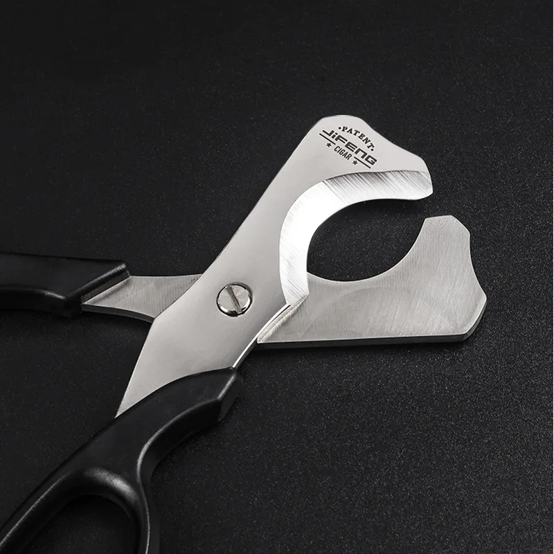 Cuban Cigar Cutter with Double Blade, Stainless Steel, Metal, Wood, Pocket Gadget, Scissors, Guillotine