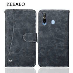 Leather Wallet For Samsung Galaxy A9 Pro 2019 Case 6.4