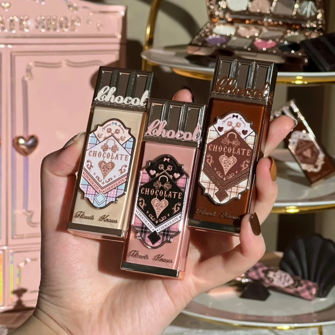 フラワーノウズ チョコレートシリーズ クラウドリップマッド マットリップグレイズ 長持ち防水リップスティック レア 韓国ビューティーメイクアップコスメティクス